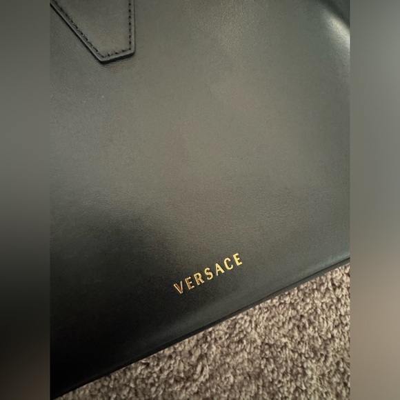 Versace Virtus Medium Bucket Bag. Back - Picture 4 of 14